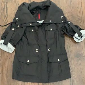 Lane Crawford 3/4 sleeve nylon cargo jacket